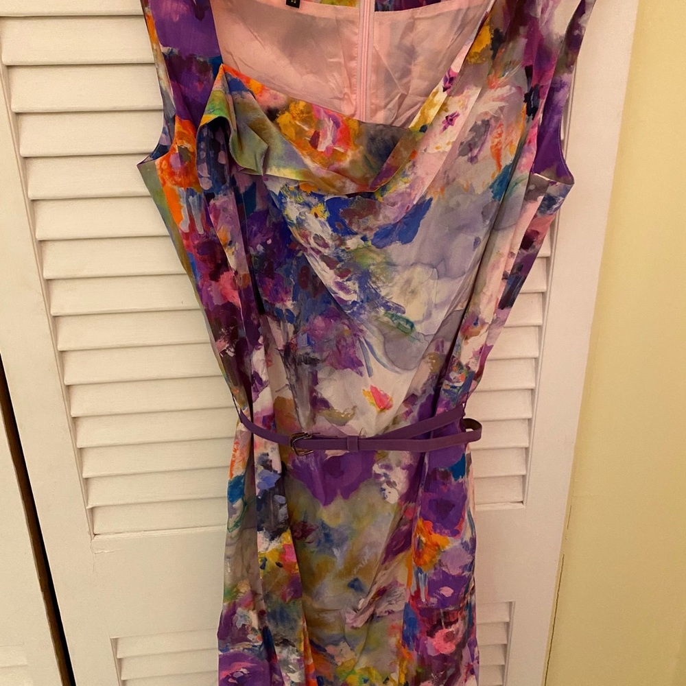 Escada Daniel watercolor dress fantasy